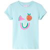 T-shirt pour enfants aqua clair 92
