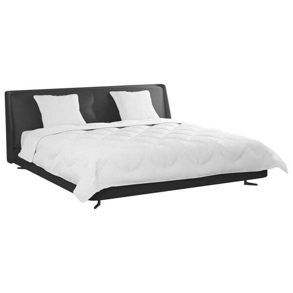 vidaXL Ensemble de Duvet 3 pcs Blanc Microfibre et Plumes D'oie