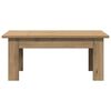 vidaXL Table basse ch&ecirc;ne artisanal 100x60x42 cm bois d'ing&eacute;nierie