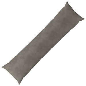 vidaXL Housse de coussin HEERLEN Gris clair 40 x 145 cm Velours