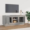 vidaXL Meuble TV sonoma gris 102x35x45 cm bois d'ingénierie