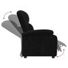 vidaXL Fauteuil inclinable noir velours
