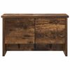 vidaXL Porte-manteau mural avec &eacute;tag&egrave;re Ch&ecirc;ne fum&eacute; 50 x 20 x 30 cm
