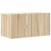 vidaXL Ensemble de meubles TV 4 pcs Ch&ecirc;ne sonoma Bois d'ing&eacute;nierie
