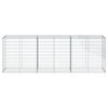 vidaXL Panier gabion avec couvercle 300x50x100 cm fer galvanisé