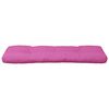 vidaXL Coussin de palette rose 120x40x12 cm tissu