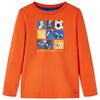 T-shirt enfants à manches longues orange 92