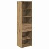 vidaXL Haut Armoire Ch&ecirc;ne artisanal 50 x 42,5 x 185 cm
