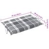 vidaXL Chaises longues lot de 2 avec coussins Bois d'acacia solide