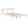 vidaXL Cadre de lit sans matelas blanc 120x190 cm bois de pin massif