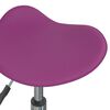 vidaXL Tabouret de bar Violet Acier chrom&eacute; et cuir artificiel