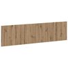 vidaXL T&ecirc;te de lit murale ARNHEM Ch&ecirc;ne artisanal Bois d'ing&eacute;nierie