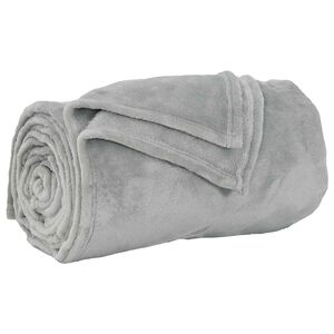 vidaXL plaid Gris 240 x 270 cm 1.69 kg Polaire