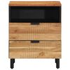 vidaXL Cabinet de chevet Marron 50 x 33 x 62 cm Bois d'acacia massif