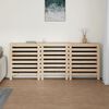 vidaXL Cache-radiateur 210x21x85 cm Bois massif de pin