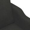 vidaXL Fauteuil Noir 60 cm Tissu