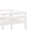 vidaXL Lit mezzanine avec bureau et chaises blanc 80x200 cm pin massif