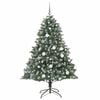 vidaXL Sapin de No&euml;l artificiel Vert 180 cm PVC, plastique et acier
