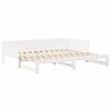 vidaXL Lit Pull-out de Jour Blanc 203,5 x 184 x 56,5 cm
