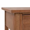 vidaXL Table console bois de sapin massif 126 x 40 x 77,5 cm Marron