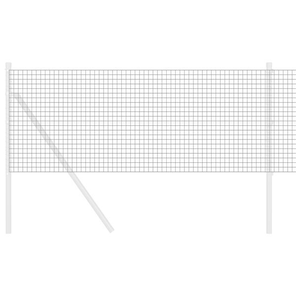 vidaXL Clôture en fil soudé Gris 0,5 x 100 m