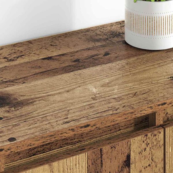 vidaXL Buffets 2 pcs Bois Ancien 60 x 35 x 70 cm Bois d'ing&eacute;nierie