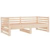 vidaXL Lit coulissant 2x(80x200) cm Bois de pin massif