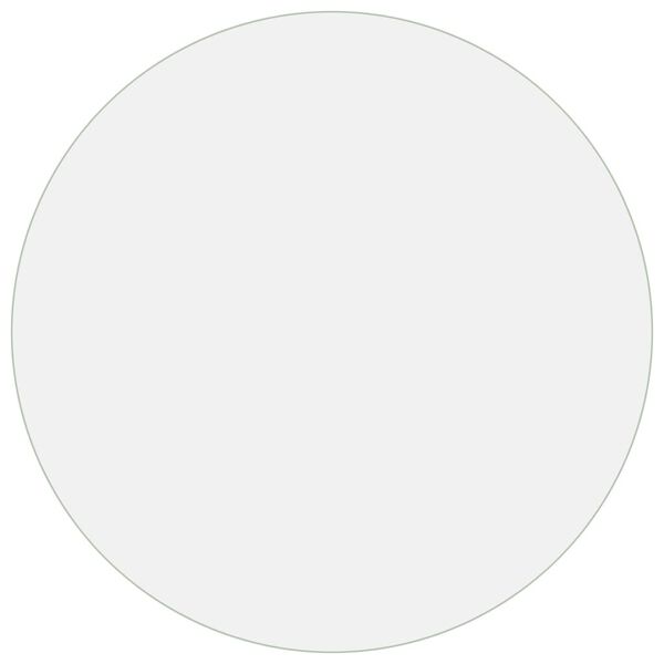 vidaXL Protecteur de table mat &Oslash; 70 cm 1,6 mm PVC