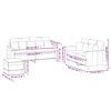vidaXL Ensemble de canap&eacute;s 3 pcs avec coussins Cr&egrave;me Velours