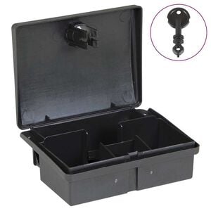 vidaXL Pi&egrave;ges &agrave; souris 5 pcs noir 13x10x4 cm