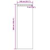 vidaXL Rideaux en voile avec œillets 2 pcs rose 140x260 cm