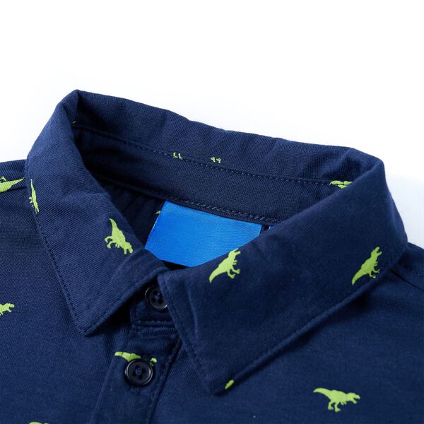 Chemise pour enfants bleu marine 92