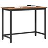 vidaXL table Bois ancien 80 x 50 x 76,5 cm Bois d'ing&eacute;nierie et acier