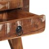 vidaXL Table de chevet 37x32x50 cm bois massif de récupération