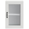 vidaXL Armoire murale de cuisine avec porte en verre Porto blanc