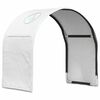 vidaXL Tunnel de lit pour lit mezzanine d'enfants 2 pc Blanc Polyester
