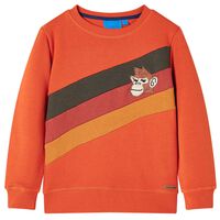 Sweatshirt pour enfants orange 92