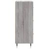vidaXL Buffet Sonoma gris 34,5x34x90 cm Bois d'ingénierie