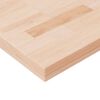 vidaXL Dessus de table carré 40x40x4 cm Bois chêne massif non traité
