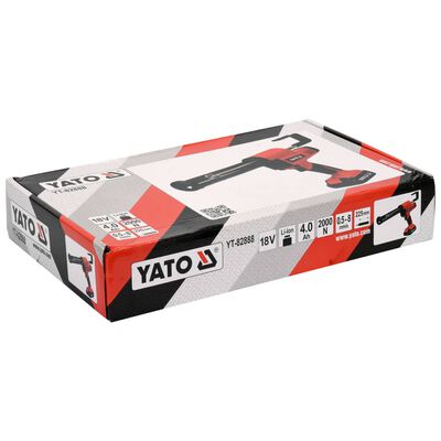 YATO Pistolet de calfeutrage avec batterie Li-Ion 4,0Ah 18V