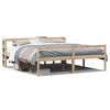 vidaXL Lit pour personne &acirc;g&eacute;e et t&ecirc;te de lit 200x200cm bois pin massif