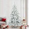 vidaXL Sapin de No&euml;l Artificiel &agrave; Branches Articul&eacute;es Blanc 240 cm