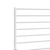 vidaXL Cadre de lit métal sans matelas et tête de lit blanc 183x213 cm