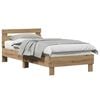 vidaXL Cadre de lit Ch&ecirc;ne artisanal 203 x 95 x 70 cm Bois d'ing&eacute;nierie