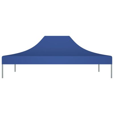 vidaXL Toit de tente de réception 4x3 m Bleu 270 g/m²