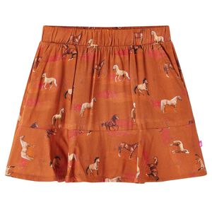 vidaXL Jupe pour enfants cognac 104