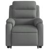 vidaXL Fauteuil inclinable Gris fonc&eacute; Tissu