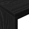 vidaXL Bureau Ch&ecirc;ne noir 109 x 50 x 78 cm Bois d'ing&eacute;nierie