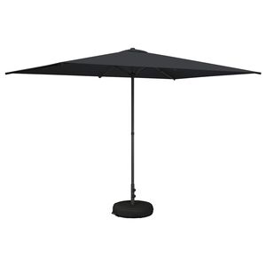 vidaXL Parasol de jardin avec base 200 x 300 cm Polyester