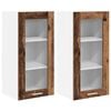 vidaXL Armoire suspendue 2 pc Bois ancien 40 x 31 x 80 cm
